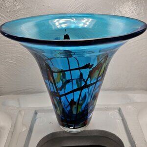 Dale Tiffany vase called "Imagination hand blown art glass vase"